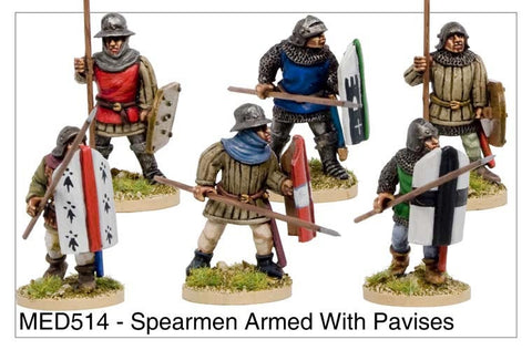 Medieval Spearmen with Pavises (MED514)