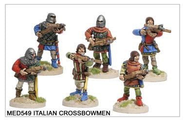 Medieval Italian Crossbowmen (MED549)