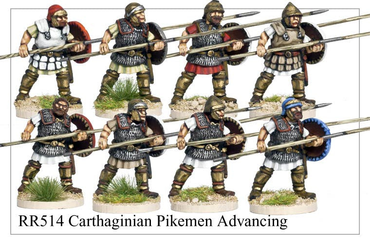 Carthaginian Pikemen Advancing (RR514)