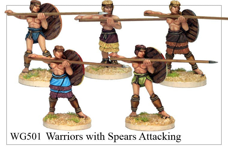 Warriors with Spears Attacking (WG501)