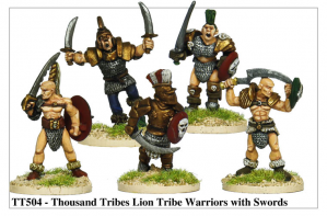 TT504 - Thousand Tribes Lion Tribe Warriors With Swords