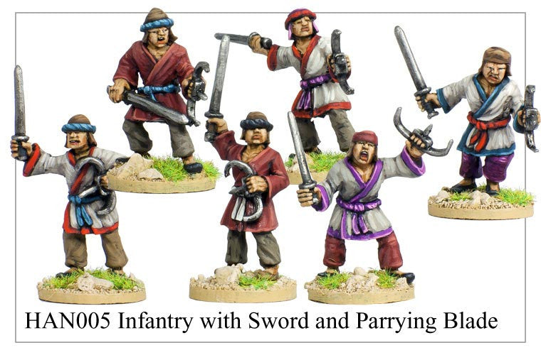 Chinese Infantry with Sword and Parrying Blade (HAN005)