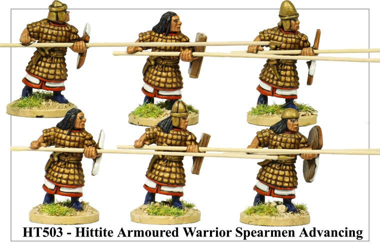 Armoured Hittite Spearmen Advancing (HT503)