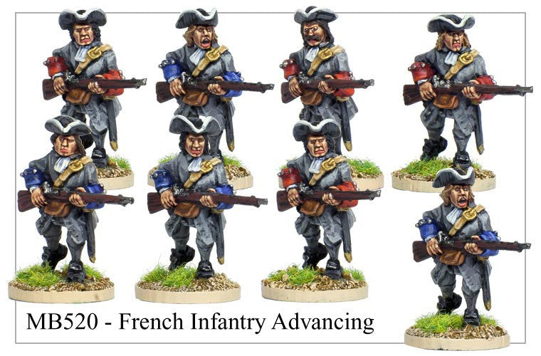 French Infantry Attacking (MB520)
