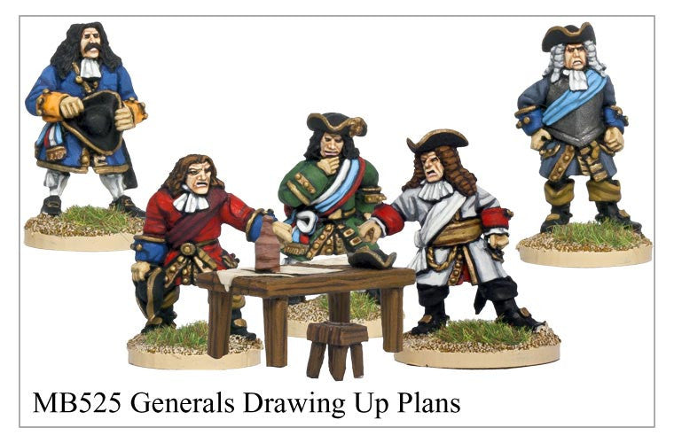 Marlburian Generals Drawing up Plans (MB525)