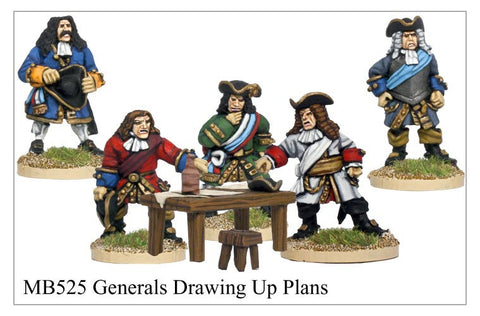 Marlburian Generals Drawing up Plans (MB525)