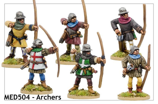 Medieval Archers 2 (MED504) – Casting Room Miniatures