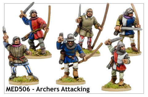 Medieval Archers Attacking (MED506)