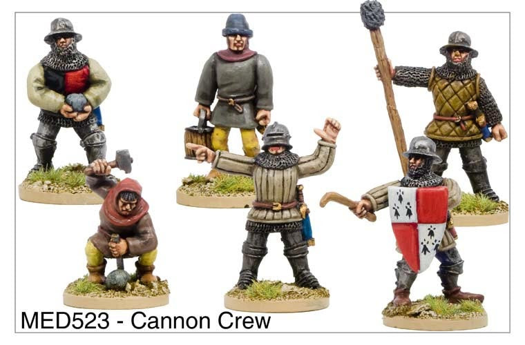 Medieval Cannon Crew (MED523)