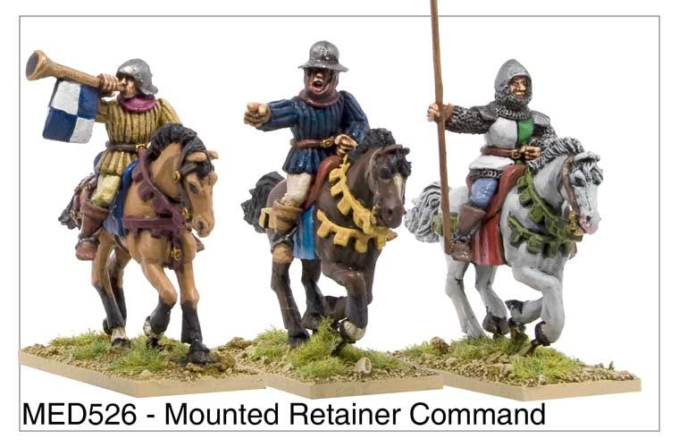 Mounted Medieval Retainer Command (MED526)