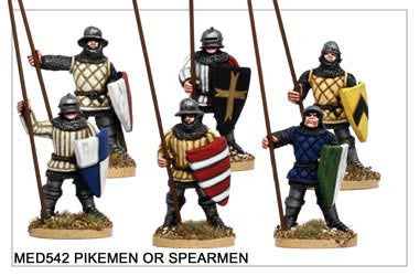 Medieval Pikemen or Spearmen (MED542)
