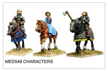 Mounted Medieval Characters (MED548)