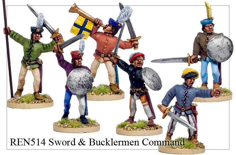 Sword & Bucklermen Command (REN514)