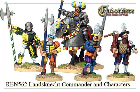 Landsknecht Commander and Characters (REN562)
