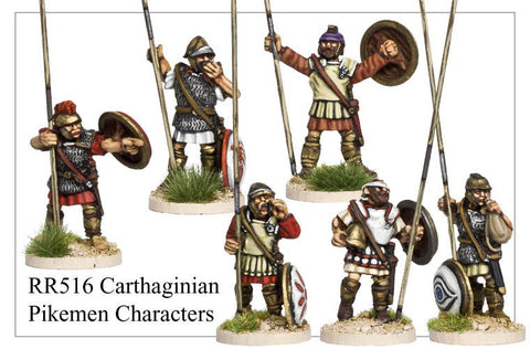 Carthaginian Pikemen Characters (RR516)