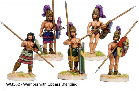 Warriors with Spears Standing (WG502)