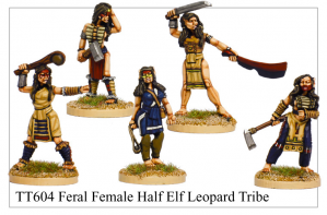 TT604 - Feral Female Half Elf Leopard Tribe